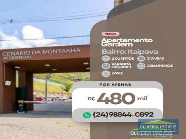 Apartamento Garden em Itaipava...